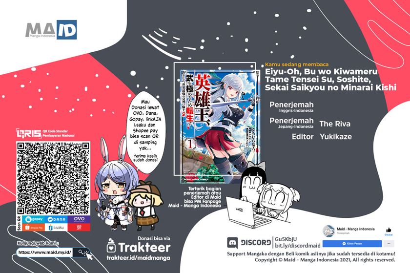 Eiyu-Oh, Bu wo Kiwameru Tame Tensei Su, Soshite, Sekai Saikyou no Minarai Kisi Chapter 09 Gambar 1